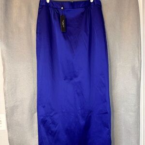 Talbots Vibrant Blue Maxi Skirt. NWT